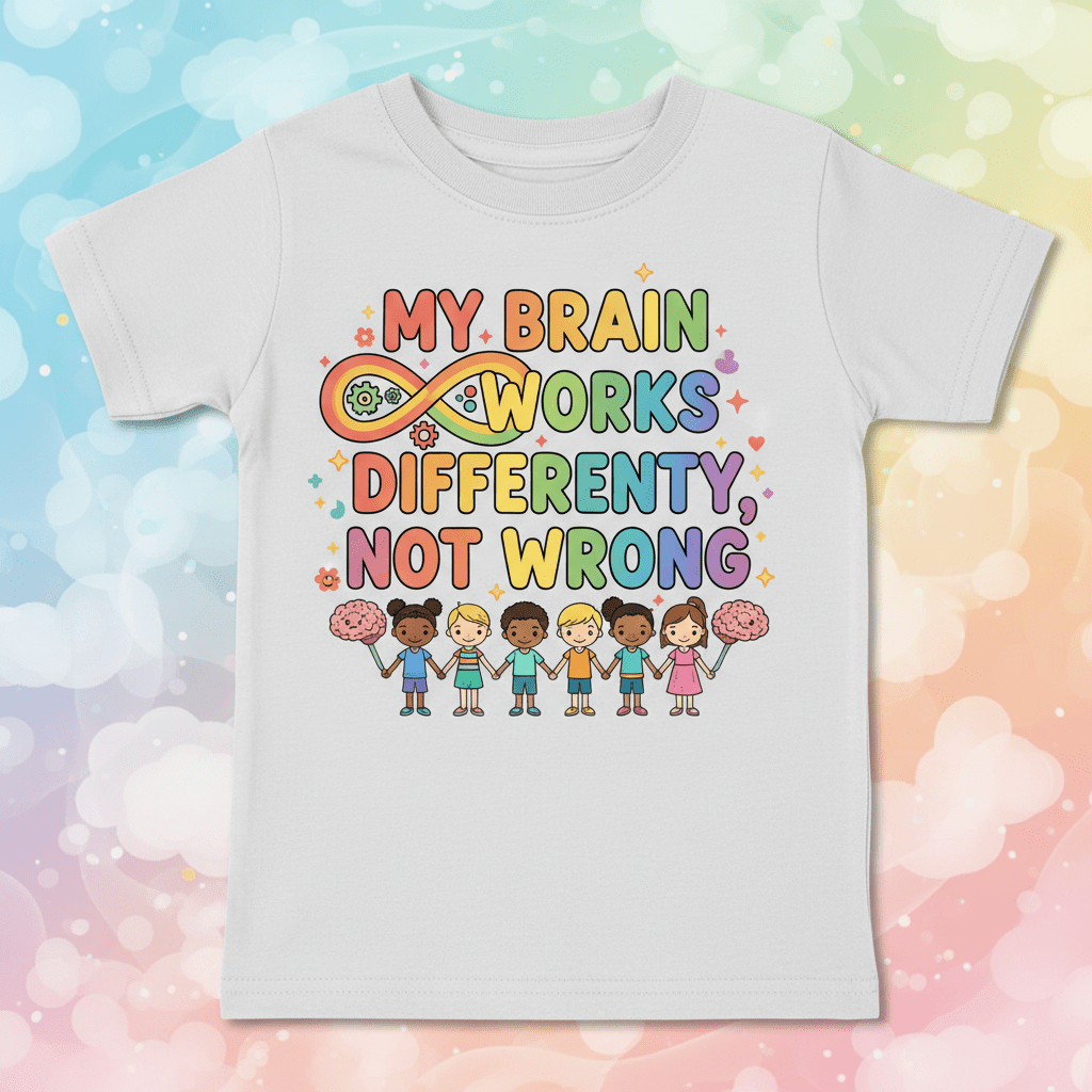My Brain Works Differently Not Wrong - Savvyclark